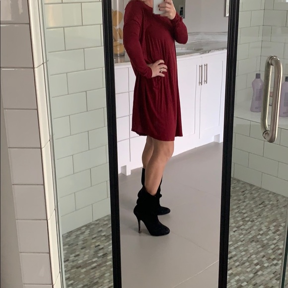 Piko Tunic dress - crimson maroon - Picture 3 of 3